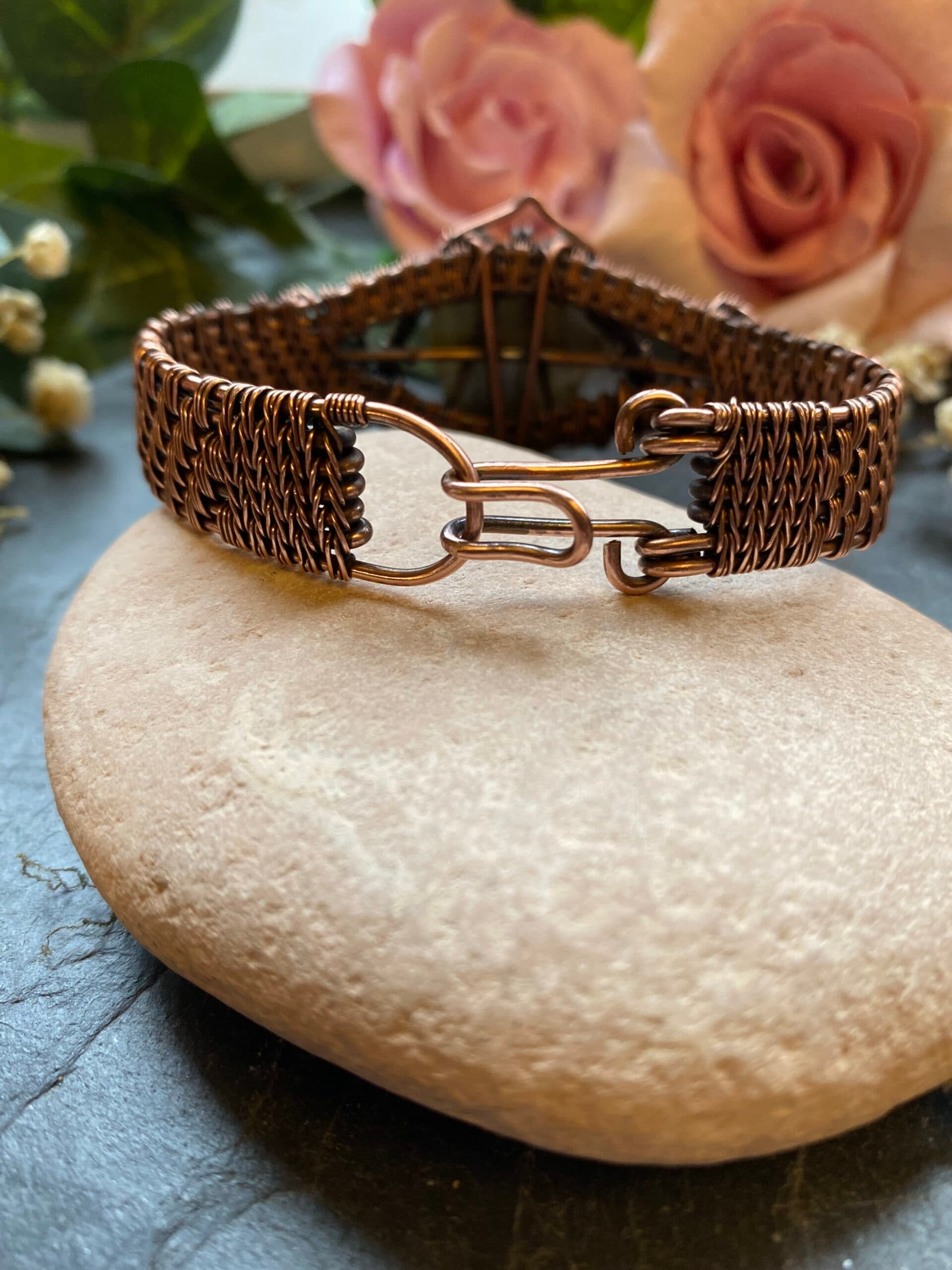 Labradorite Wolf Cuff Bracelet – Spirit of the Wolf, view 9