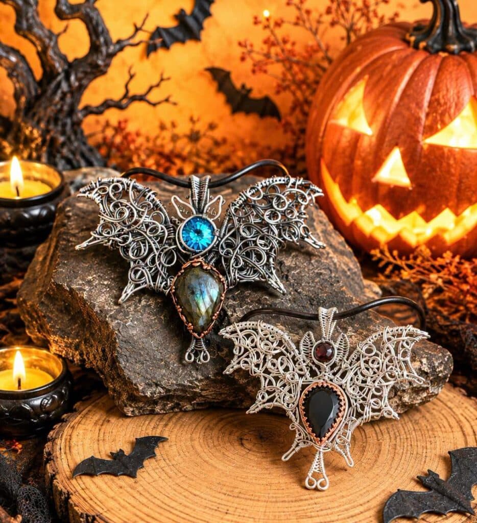 Wire Wrapping for Beginners – Halloween Bat Edition