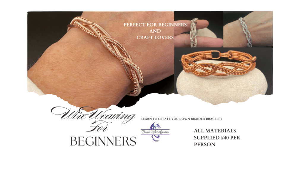 Introduction to Wire Weaving – Beginners Braided Bracelet