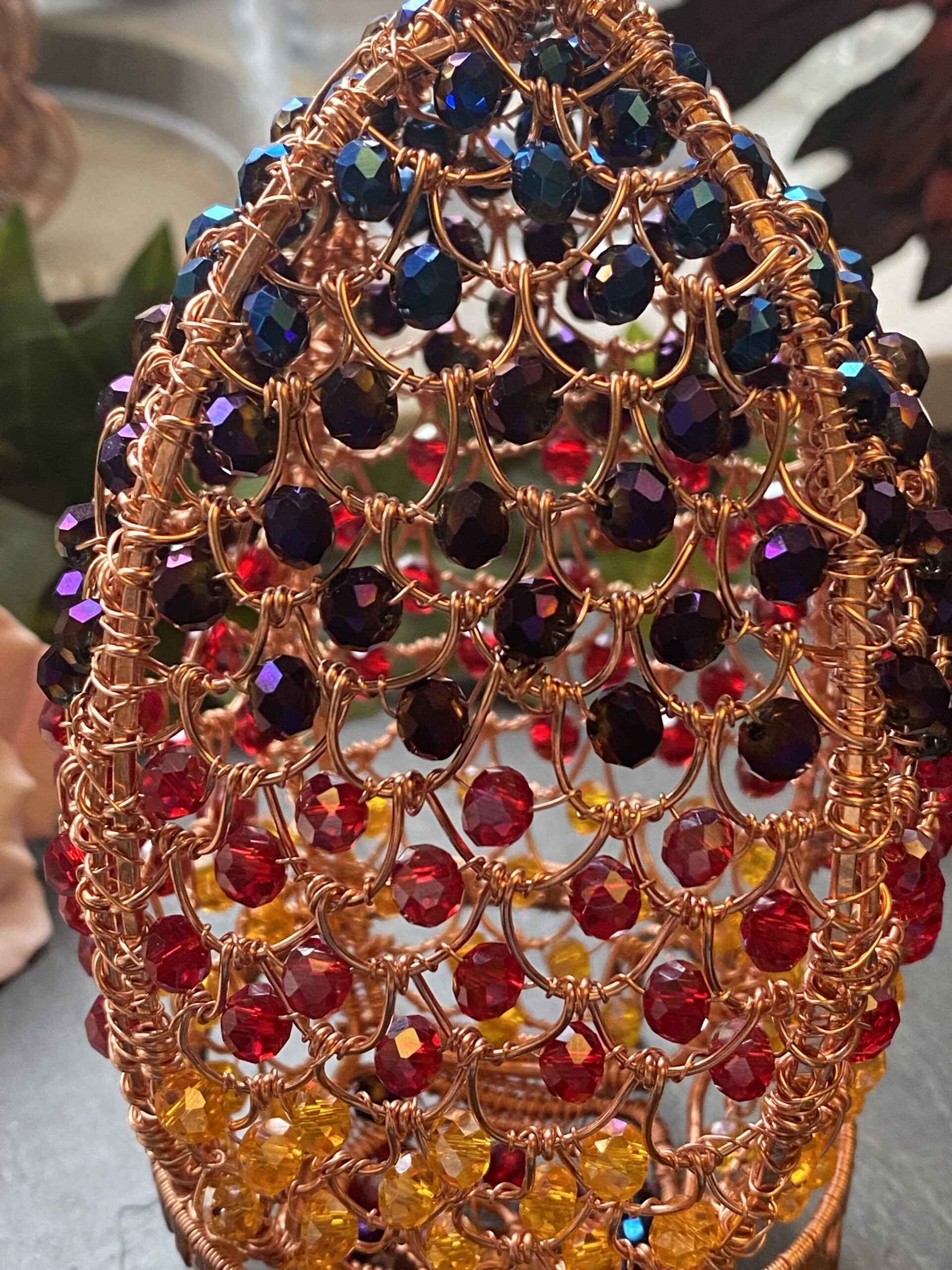 Hand-woven wire dragon’s egg - Image 5