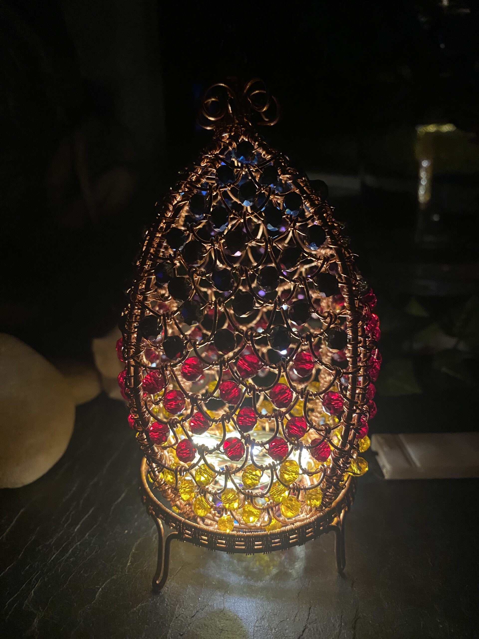 Hand-woven wire dragon’s egg - Image 2