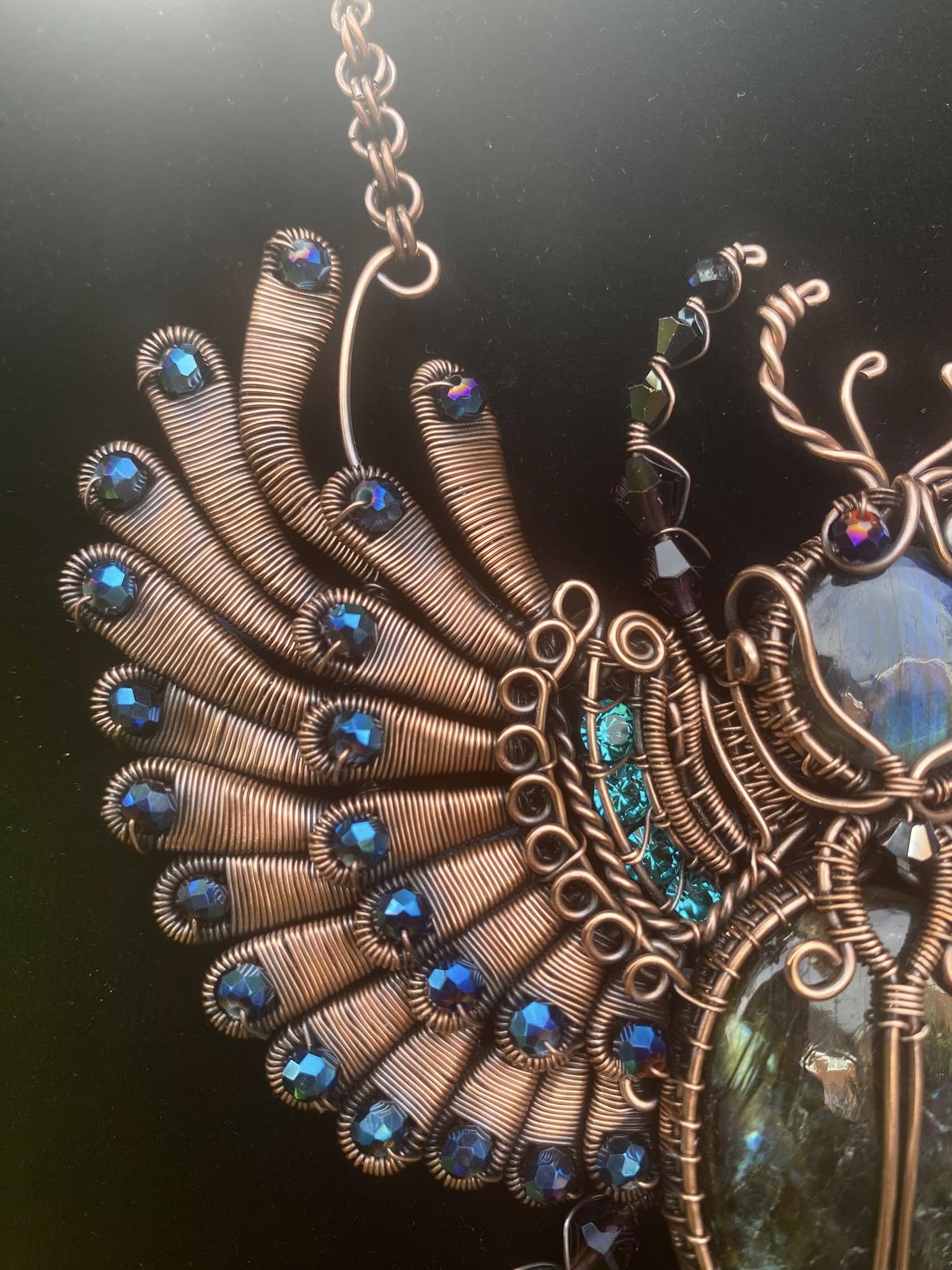 Handcrafted Scarab Necklace - Image 2