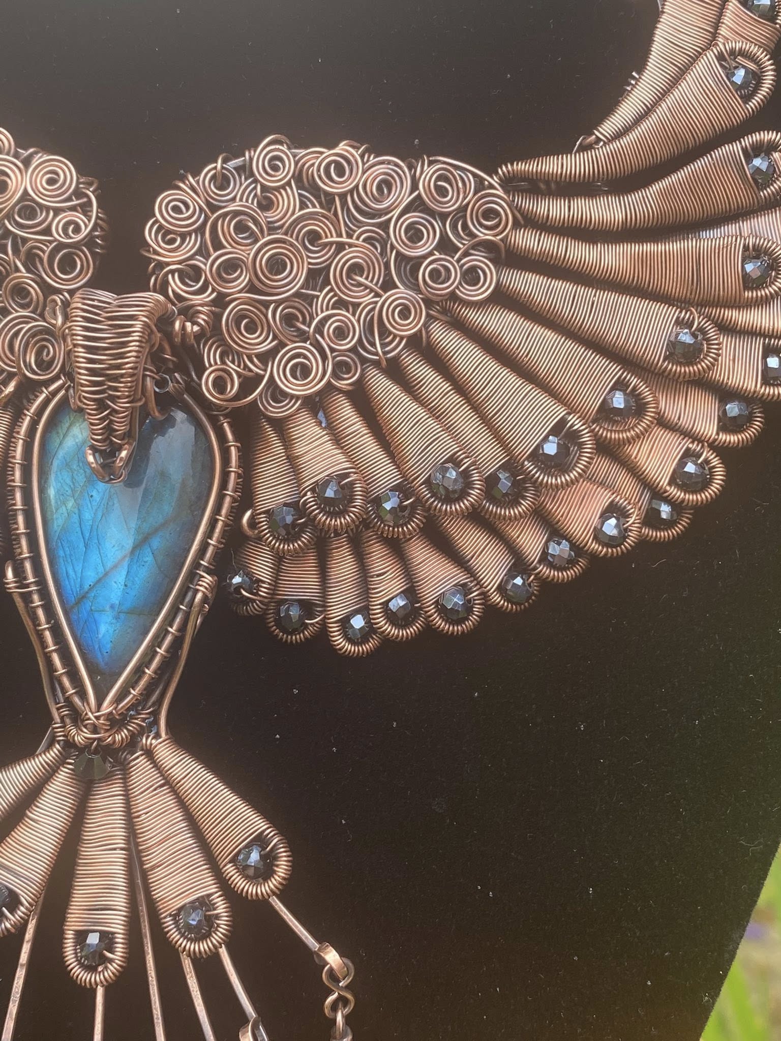 Handcrafted Raven Necklace - Image 5