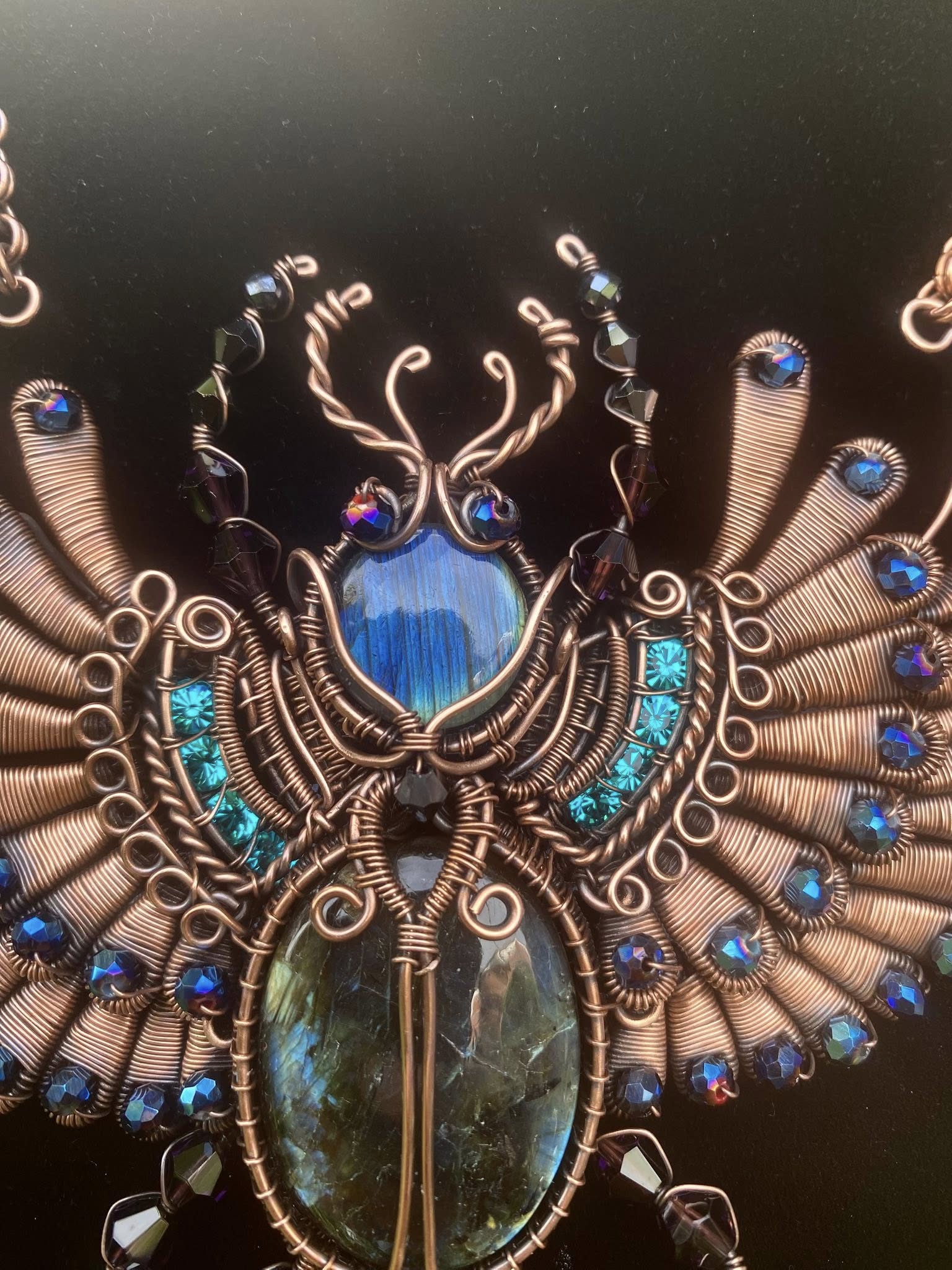 Handcrafted Scarab Necklace - Image 9