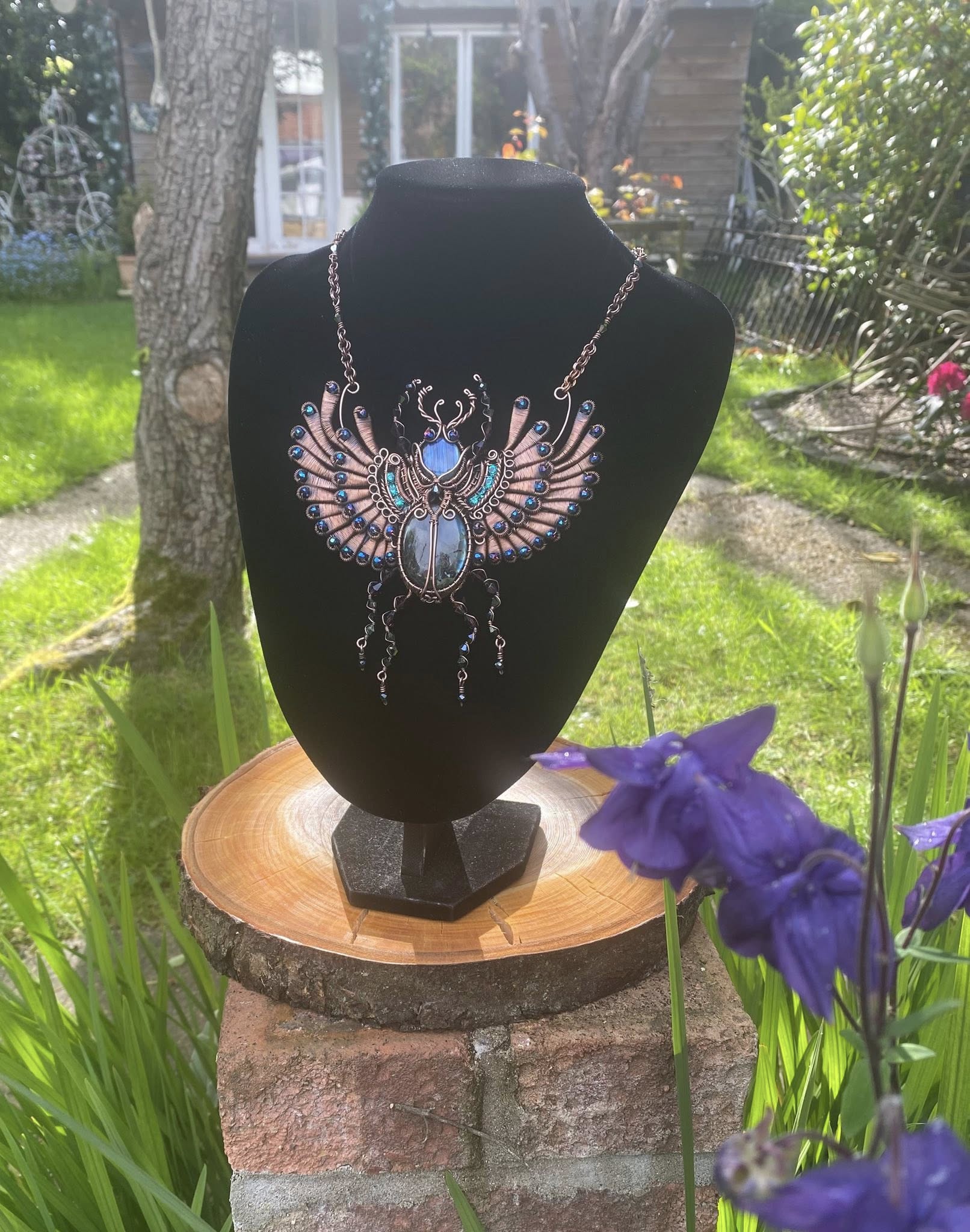 Handcrafted Scarab Necklace - Image 8
