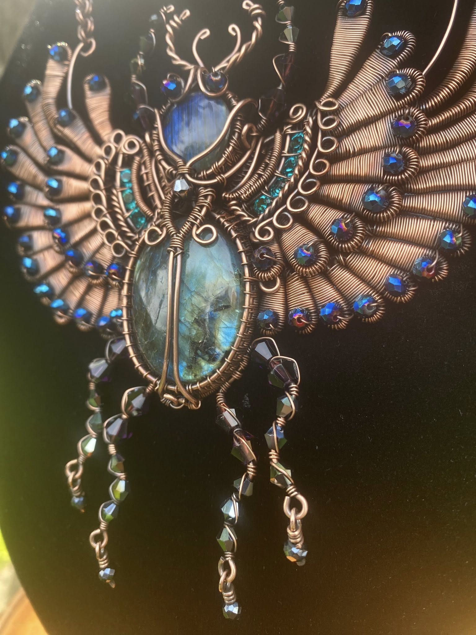 Handcrafted Scarab Necklace - Image 7