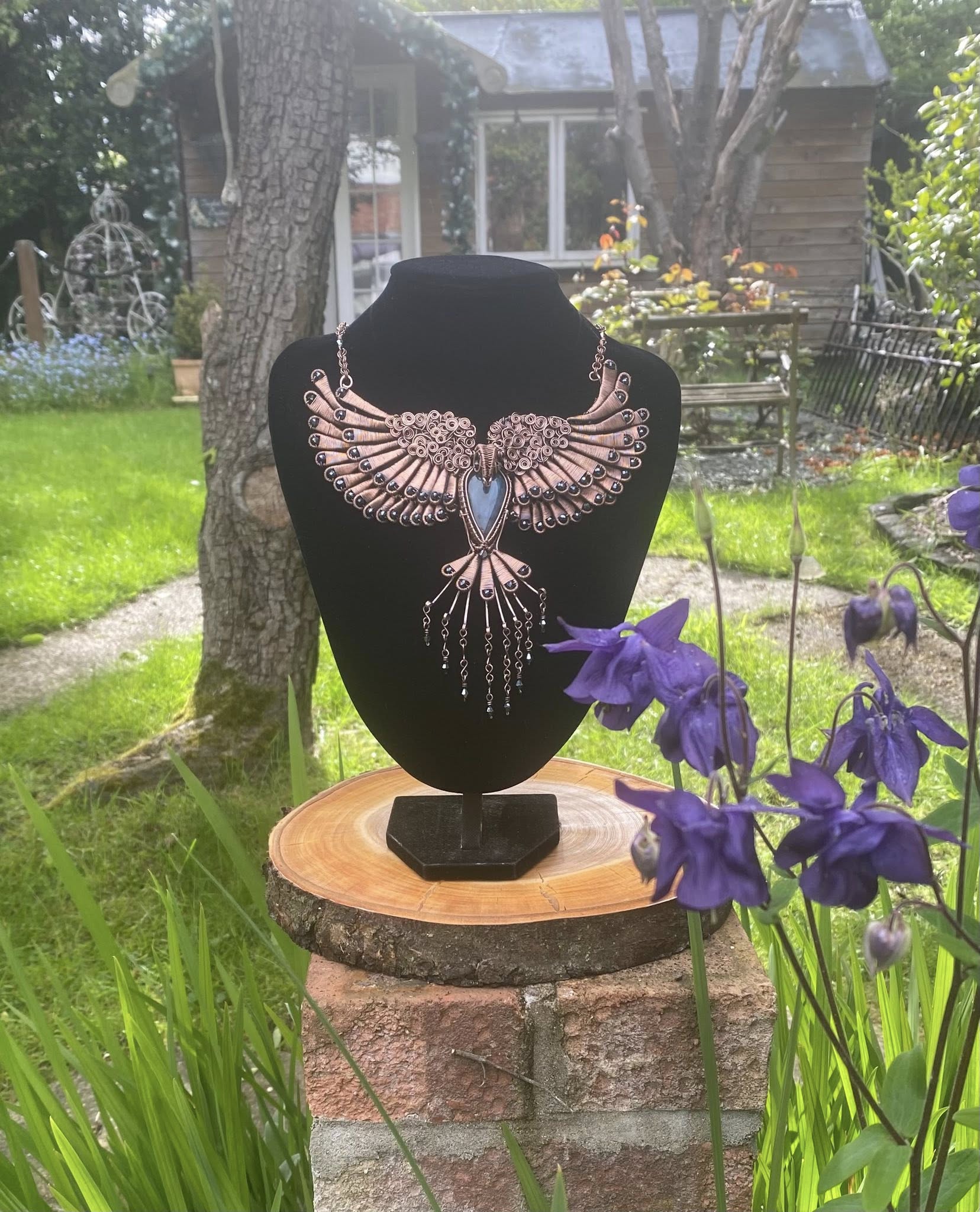 Handcrafted Raven Necklace - Image 6