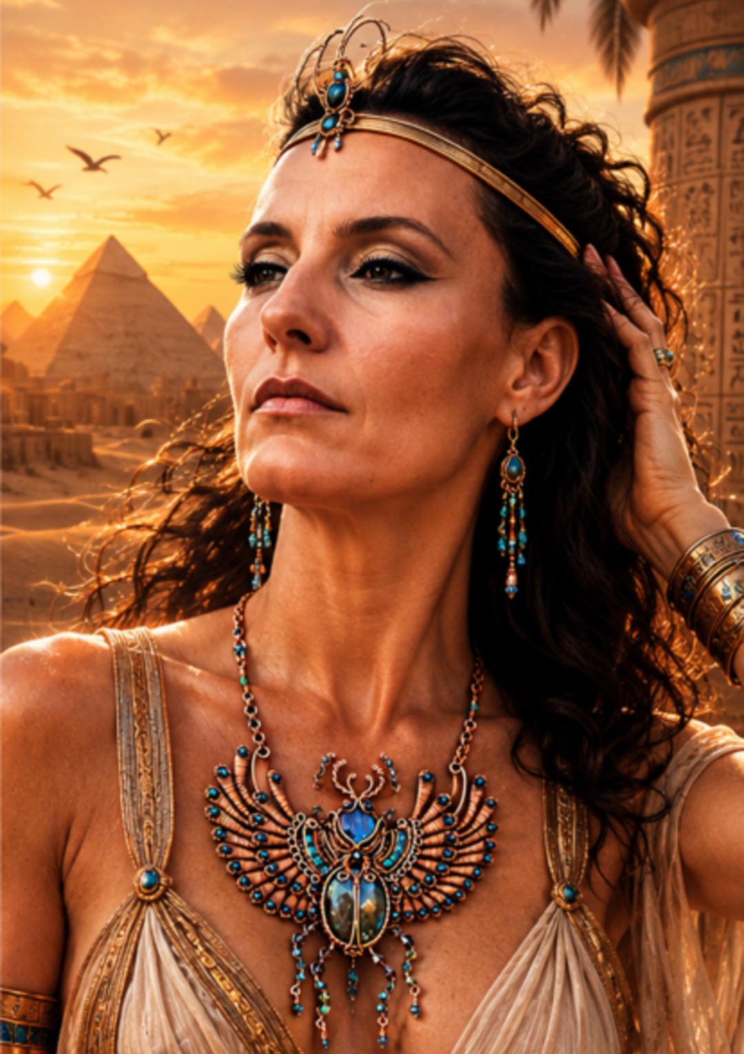 Handcrafted Scarab Necklace - Image 5