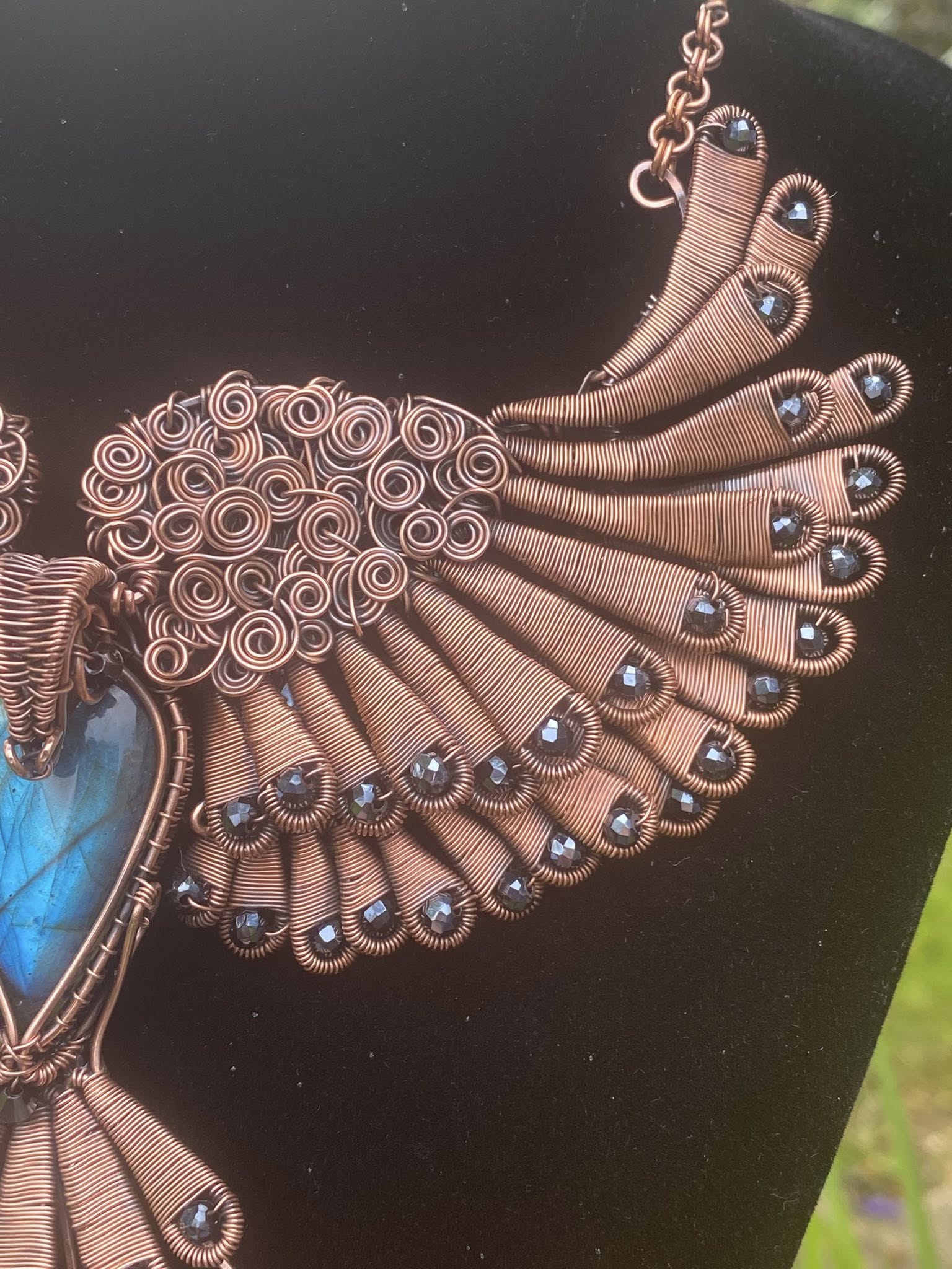 Handcrafted Raven Necklace - Image 7